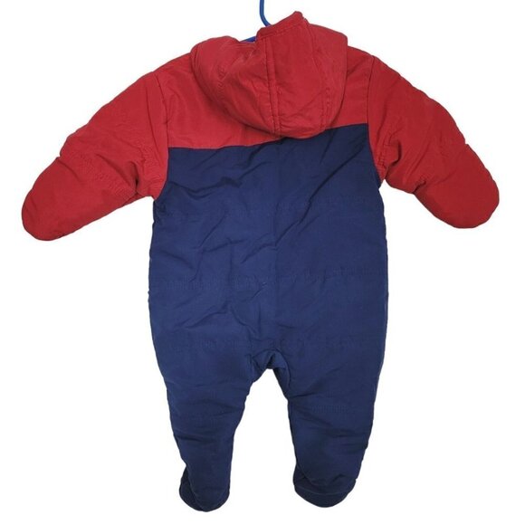 Tommy Hilfiger Infant Snowsuit Sz 0-3 Months  Spellout Winter Wear Cold Weather - Picture 2 of 9